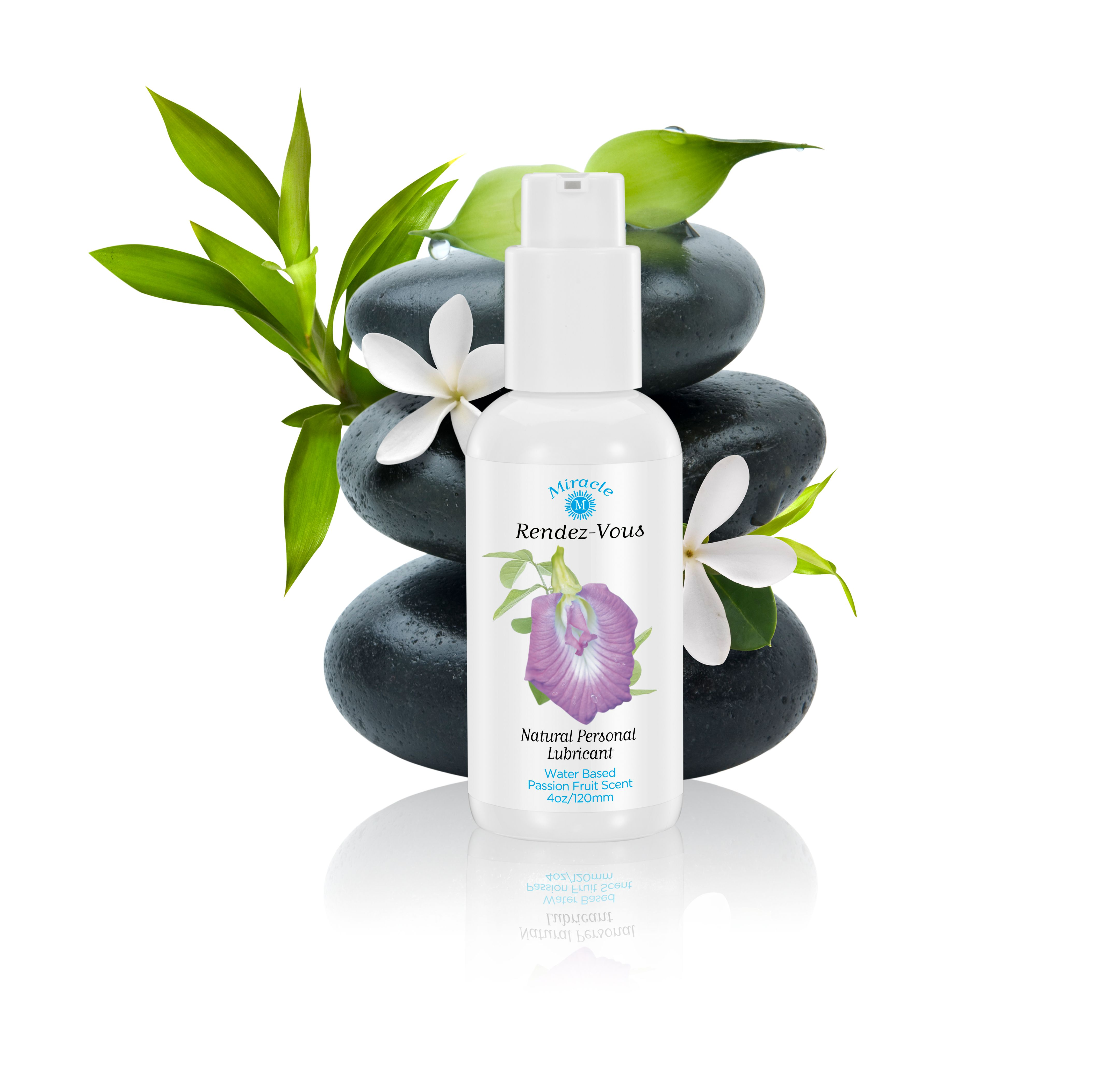 Miracle Rendez-Vous Personal Lubricant with Natural and Organic Ingredients, 3.4oz