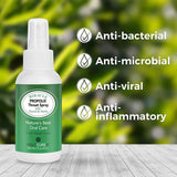 Miracle Propolis Throat Spray Infused with Echinacea + 7 Herbs, Two Pack, 4 oz - HOLOCUREN - Official Website