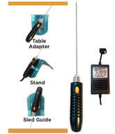 Crafters Hot Knife 9" Rod Style Carving Tool with Stand and Sled Guide - HOLOCUREN - Official Website