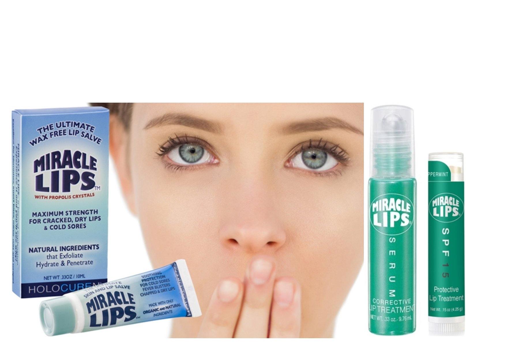 MIRACLE LIPS: SALVE, Serum, SPF 15 Correct and Protect - HOLOCUREN - Official Website
