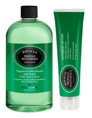 3PC Propolis Toothpaste, Propolis Mouthwash and 360° Deep Clean 3-Sided Toothbrush