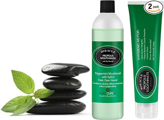 Miracle Propolis TRIAL Pack, Miracle Propolis Toothpaste and Mouthwash