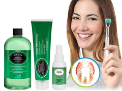 New 3 sided Toothbrush, 360° Deep Clean for Brushing, Massaging, Tongue Scraping