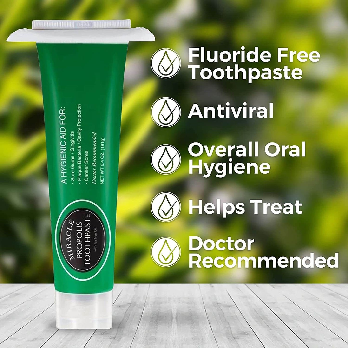 3 pack Miracle Propolis Toothpaste, Mouthwash and Throat Spray - HOLOCUREN - Official Website