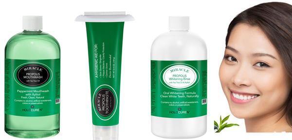 Two Pack of Natural Toothpaste Containing Propolis and Tea Tree Oil - HOLOCUREN - Official Website