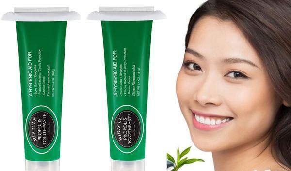 Two Pack of Natural Toothpaste Containing Propolis and Tea Tree Oil - HOLOCUREN - Official Website